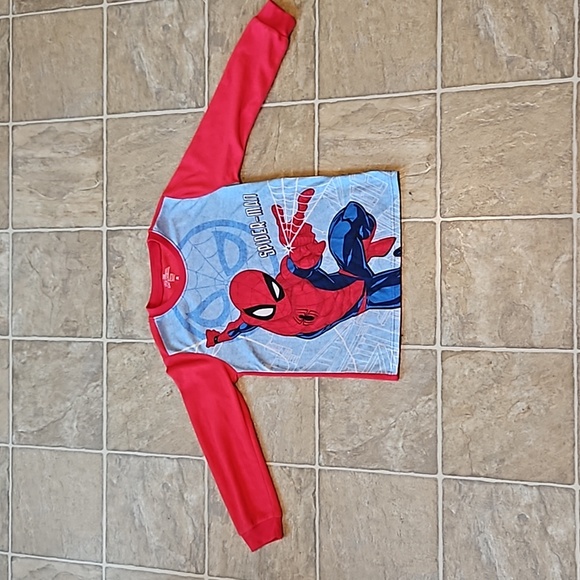 Marvel Spider-Man 2pc Pajamas Boys Size 8 - Picture 6 of 11